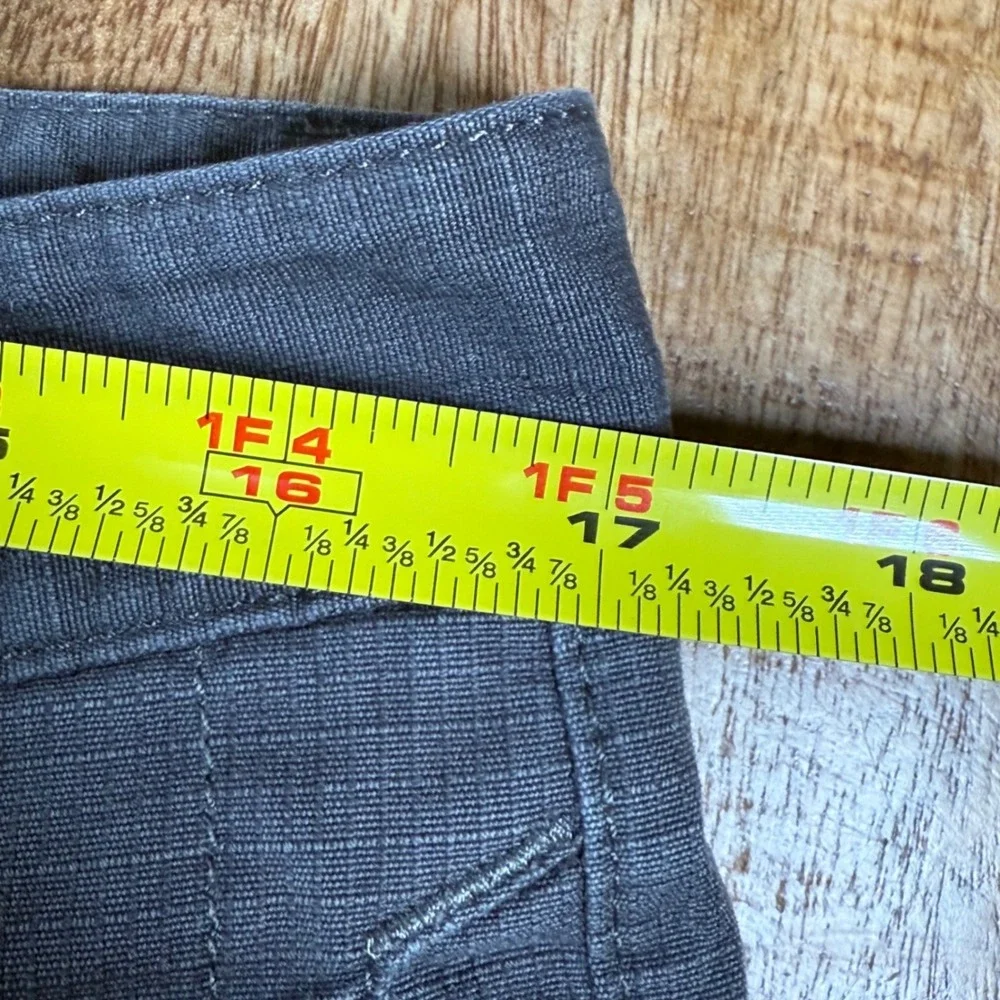 Vintage North‎ Face Mens 34 Gray Ripstop Hiking Canvas Pants Regular Fit Casual